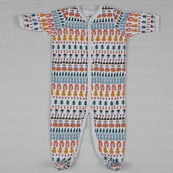 Roller Rabbit pima cotton footed coverall sleeper bundle 3-6M - Picture 10 of 16